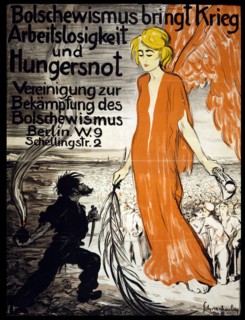 World War One German anti-communist poster
