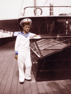 Photograph of Tsarevich Alexei Nikolayevich Alexis Romanov