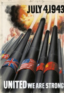 World War Two American Propaganda Poster