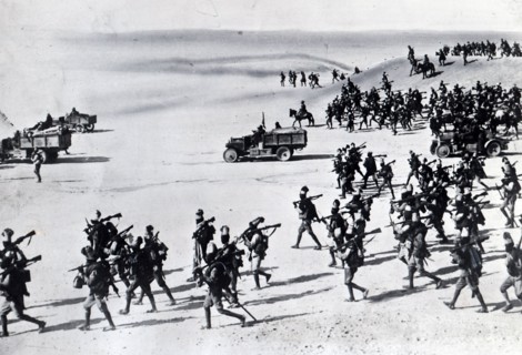 Eritrean soldiers fighting for Italy in the conquest of Ethiopia 1936
