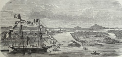French steam ship le flambart