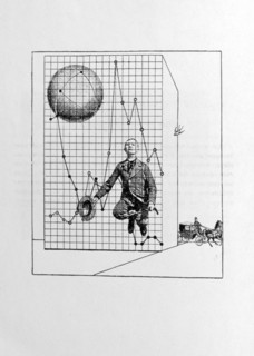 Illustration and text from 'Les malheurs des immortels'