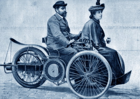 Tandem 1895 by Léon Bollée Automobiles