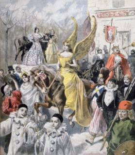 Cortege of the mad cow or Vachalcade