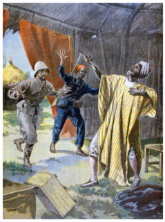 Attempted suicide in captivity by Samori Toure