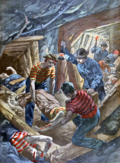 Workers killed by an explosion of dynamite