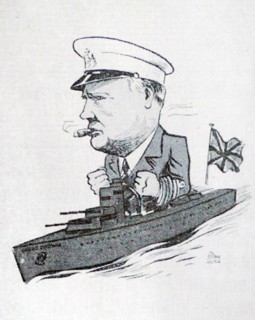 British Politician Winston Churchill