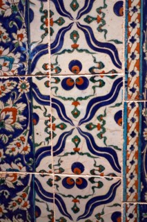 Ottoman, tilework Chimneypiece; from Turkey, probably Istanbul