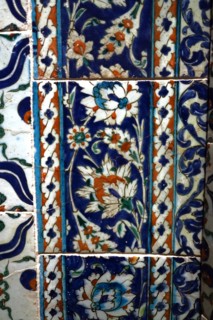 Ottoman, tilework Chimneypiece; from Turkey, probably Istanbul