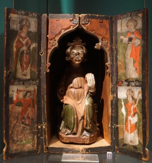 Statue of St Olav, King of Norway, from Vatnsfjordur, Northwest Iceland
