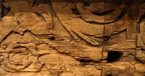 Carved panel, probably 15th century