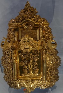 Silver gilt Torah shield and pointer