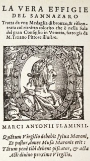 Page from 'Arcadia' by Jacopo Sannazaro