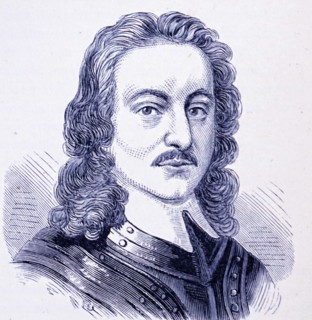 Engraved portrait of John Hampden