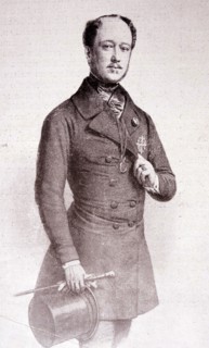 Engraved portrait of Mariano Téllez-Girón y Beaufort Spontin