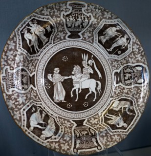 Spode's Greek Pattern on a dish