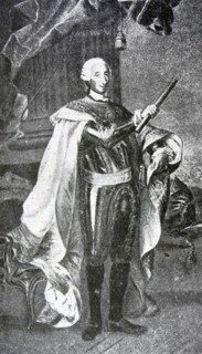 Engraved portrait of King Charles III of Spain