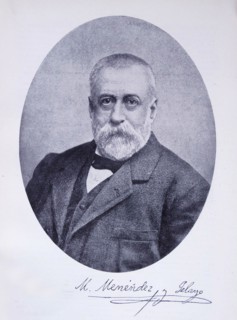 Portrait of Marcelino Menéndez Pelayo