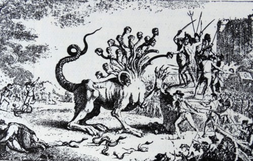 Spanish satire against the hydra of the aristocracy