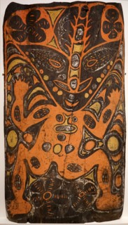 Men's house painting from Papua New Guinea