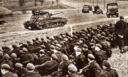 Photograph taken during the 'Valentine' Chassis