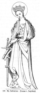 St Catherine of Alexandria by Lucas van Leyden