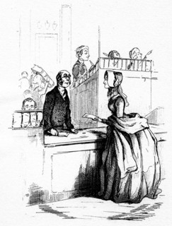 Illustration of 'Becky Sharp' by William Makepeace Thackeray
