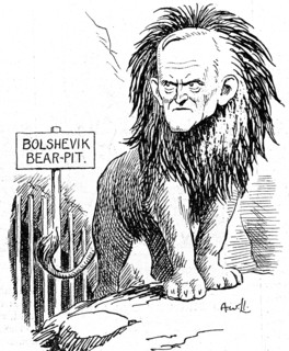 Punch cartoon from 1932, of Philip Snowden, 1st Viscount Snowden