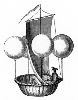 Idea for a flying boat by Francesco Lana de Terzi