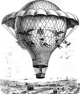 Eugène Godard's balloon 'Aigile'