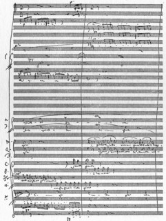 Sheet music from 'Falstaff' by Giuseppe Verdi