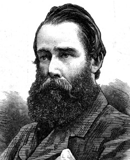 Illustrated portrait of Charles Wahab, a British traveller and explorer
