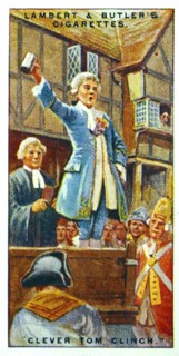 A condemned highwayman's last journey to Tyburn