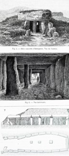 The discovery of the ancient megalithic tombs known as the 'Corte de Guadiana' in Spain