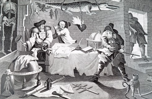An Occult scene by William Hogarth