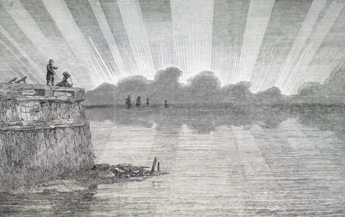The Aurora Borealis observed from Boulogne-sur-Mer