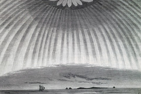 The Aurora Borealis observed from Orléans