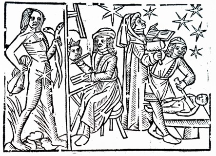 Medieval engraving titled 'Mercury'