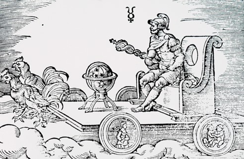 Medieval engraving titled 'Mercury'