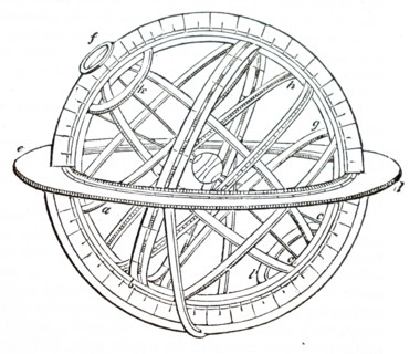 An armillary sphere