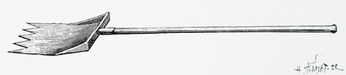 A reaping shovel
