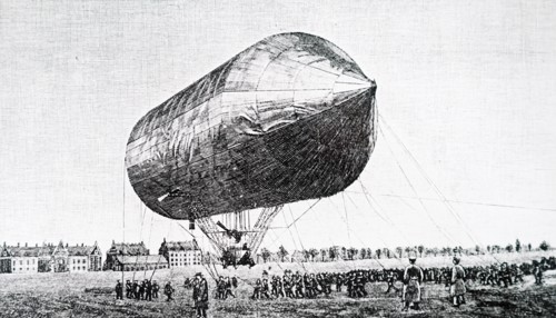 David Schwarz's aluminium airship, the first metal airship