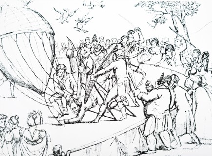 Charles Genêt's plan for a flying machine