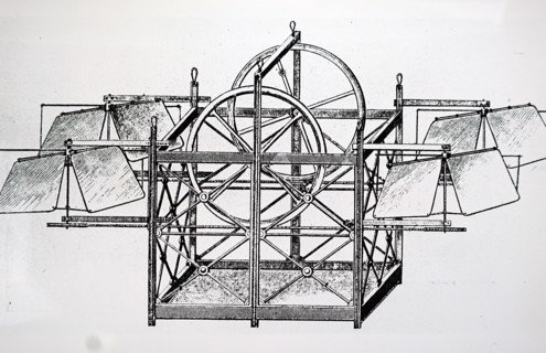 Van Hecke's propeller to allow balloons to rise and descend at will