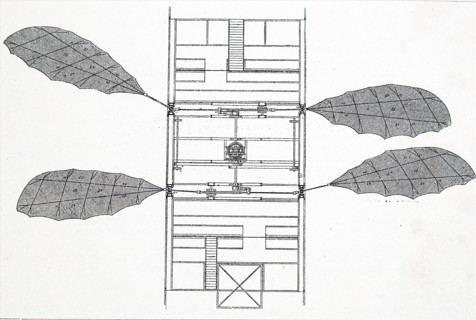 A design for a German flying machine