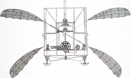 A design for a German flying machine
