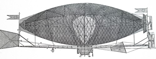 A design for a German flying machine
