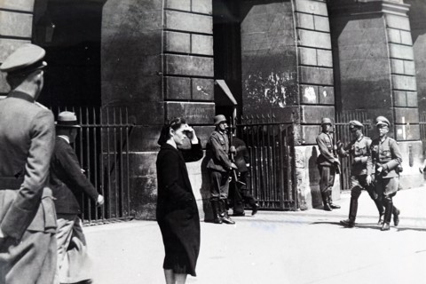 Photograph of the German headquarters at the Place de la Concorde, Paris during the German occupation of France 1941