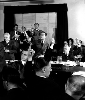 Photograph taken during the United Nations Conference on International Organization in San Francisco in 1945
