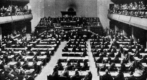 Photograph taken during the Second Assembly of League of Nations at Geneva
